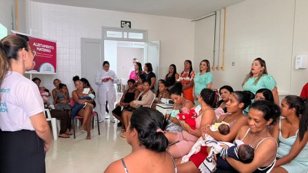 Hospital e Maternidade Santa Isabel promove Mamaço para puérperas internas na instituição