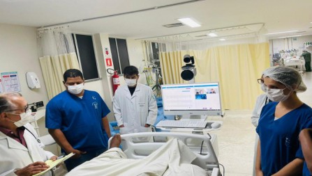 Hospital e Maternidade Santa Isabel utiliza robô para atendimento remoto em UTI