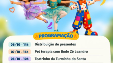 Semana da Criança: Hospital e Maternidade Santa Isabel promove programação especial com presentes, teatrinho, pet terapia e atividades lúdicas