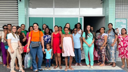 Gestantes de Capela visitam Hospital e Maternidade Santa Isabel em parceria entre os projetos Gestabel e Nascer Bem